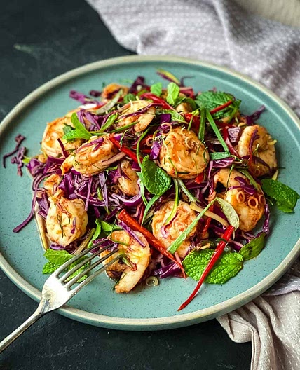 Thai Prawn Salad with Chilli Tamarind Dressing