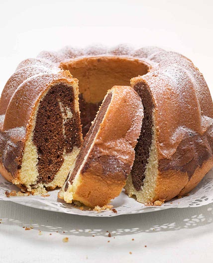 Glutenfreier Marmor-Gugelhopf