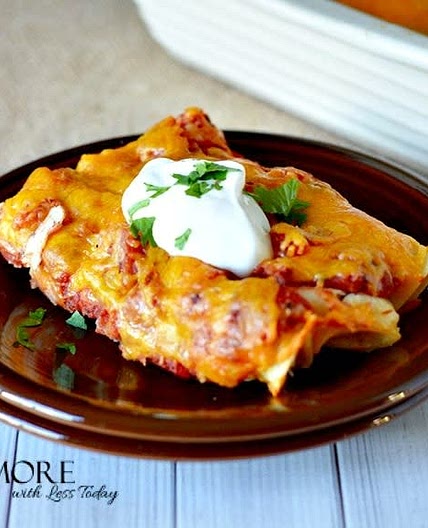 Easy Chicken Enchiladas