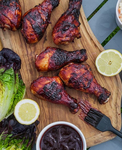 BBQ Chicken Drumsticks by Pureety