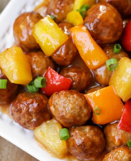 Sweet and Sour Meatballs