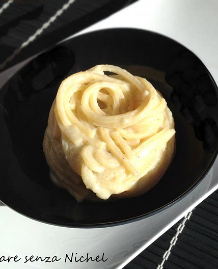 Spaghetti alla chitarra in crema di melanzane nichel-free | Cucinare senza Nichel