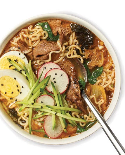 Beef Kimchi Ramen Bowls