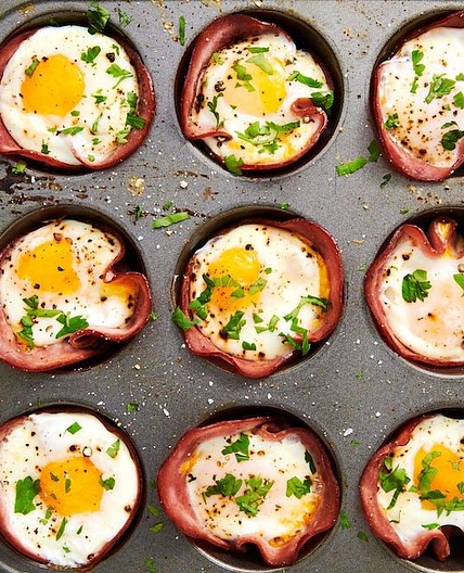 Ham & Cheese Egg Cups