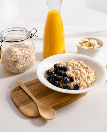 Breakfast Oatmeal Cooked by Joyoung Rice Cooker