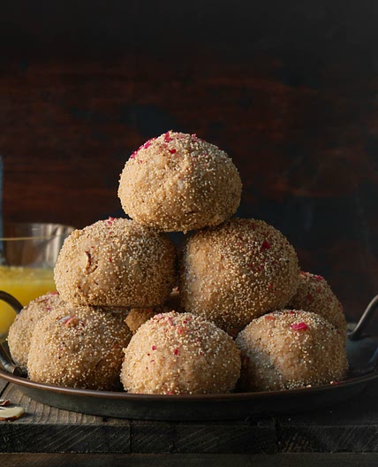 Churma Ladoo | No Fry Churma Ladoo | Air Fried/ Baked Churma Ladoo Recipe