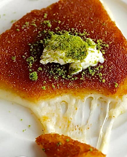 Knefe Bi Jibin or Kunafa with Cheese
