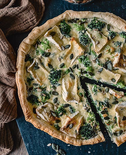 Quiche brocoli et camembert