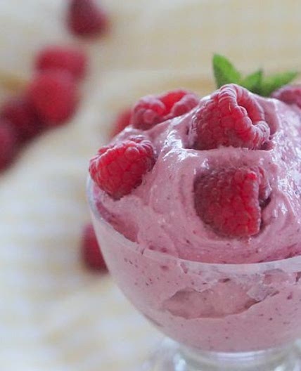 Berry Cottage Cheese “Ice Cream”
