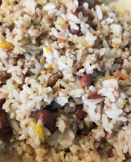Dirty Rice with Red Beans