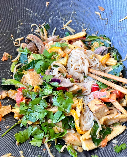 Satay Sauce Stir-Fry