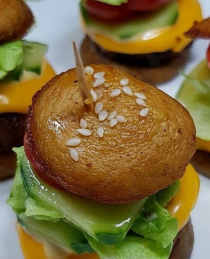 Low carb Champignon Burger