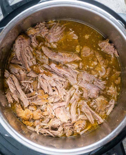 Instant Pot Pulled Pork (With or Without BBQ Sauce)