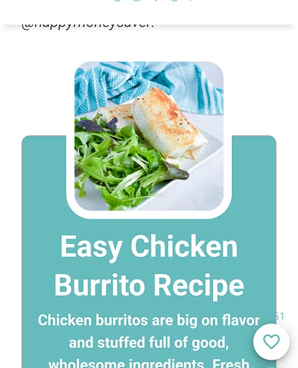 Easy Chicken Burrito Recipe - Happy Money Saver