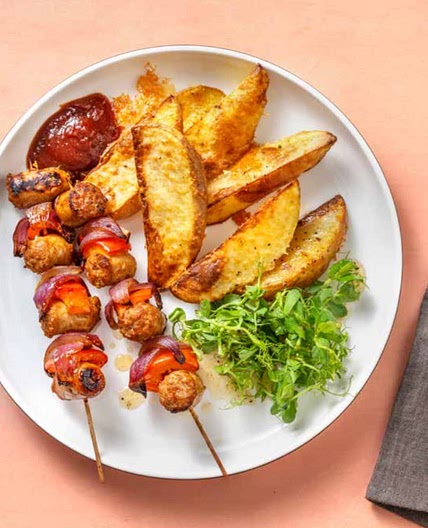 BBQ Sausage Skewers
