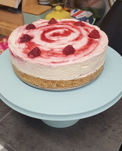 Imelda's Raspberry Cheesecake