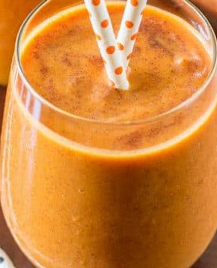 Meal prep low fodmap pumpkin spice smoothie