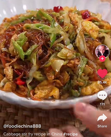 Cabbage stir fry 