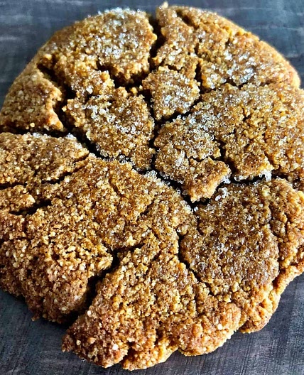 Chewy Ginger Molasses Keto Cookies