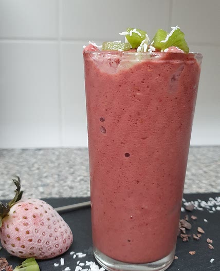 Happy Healthy Summer Fruit Smoothie