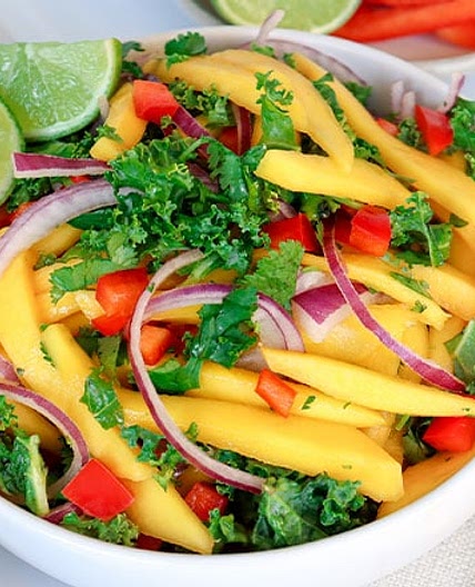 Mango Ceviche With Kale