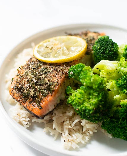 Easy Baked Herb Crusted Salmon