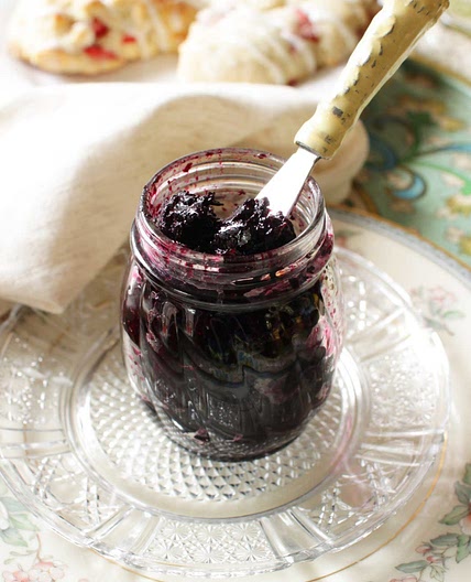 Easy Small Batch Refrigerator Jam (Blueberry or Strawberry)