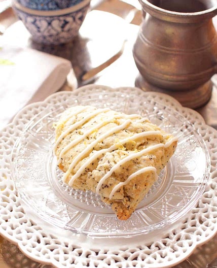 Small Batch Lemon Poppy Seed Scones