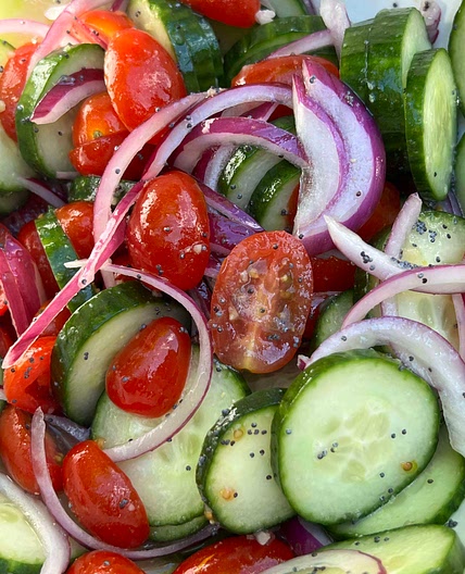 Cucumber and Tomato Salad 