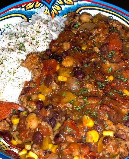 Mexican Style Chili (crockpot meal)