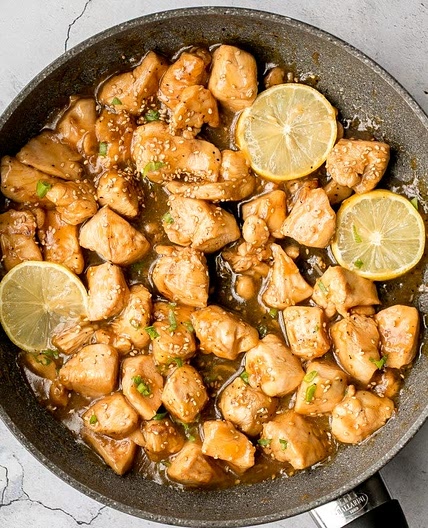 Tangy Lemon Chicken Stir fry
