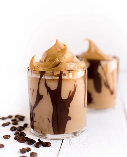 Oat milk dalgona coffee 