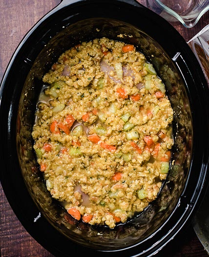 Crockpot Chicken and Stuffing