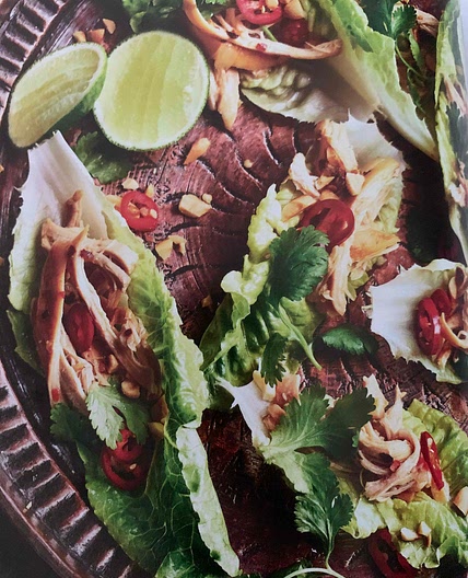 Thai Chicken Larb Lettuce Wraps