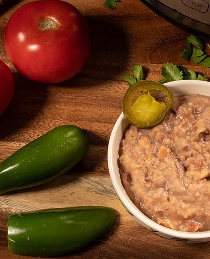 Instant Pot Vegan Refried Beans