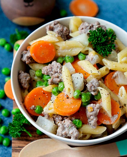 One Pot Pasta mit Hackfleisch für Kinder