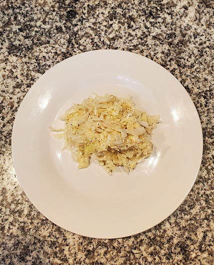 Cabbage with Cream Cheese