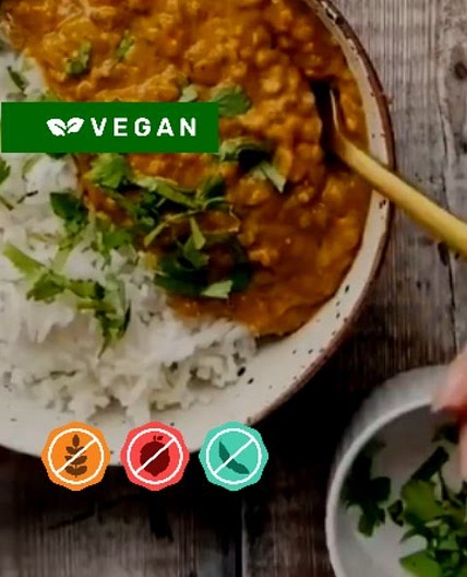 Easy Vegan Creamy Coconut Lentils