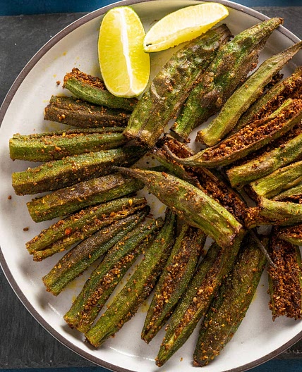 Bharwa Bhindi Recipe (Stuffed Okra)