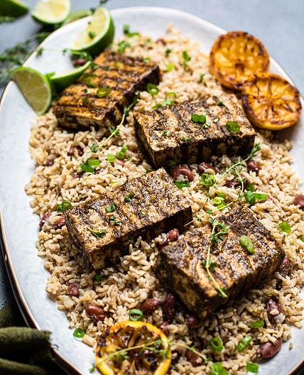 Jerk tofu