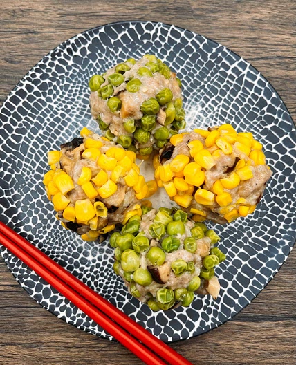 Corn and Peas Shumai