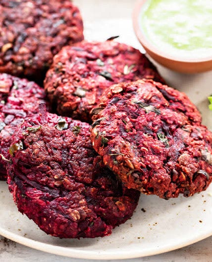 Beetroot Tikki - Cook With Manali