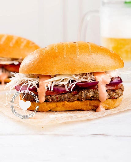 Chimi [Recipe + Video] Dominican Chimichurri Burger
