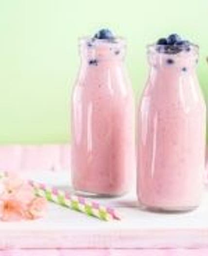 Pink milk