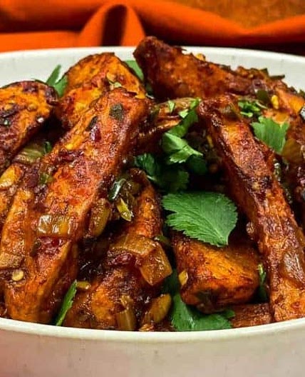 Indian chili potatoes