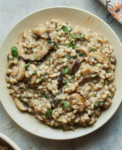 Mushroom Barley Risotto