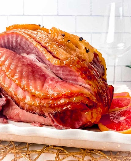 Guava-Pineapple Glazed Ham