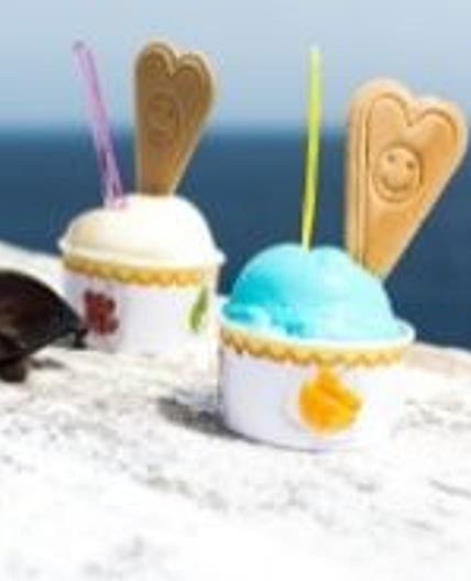 Smurf ice cream