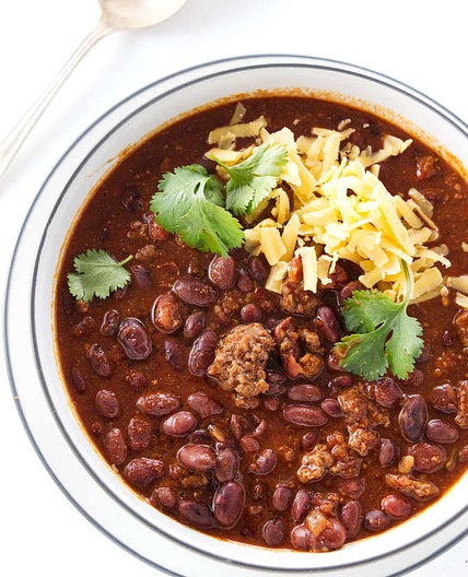 Homemade Chili Beans with Dried Beans