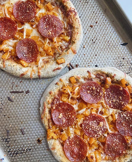 Homemade Pizza with Trader Joe's Pizza Dough